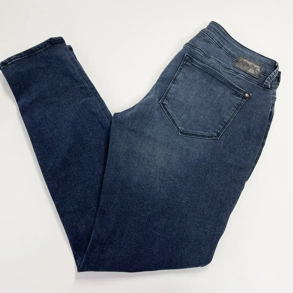 Mavi‎ Jeans Womens 31/30 Alexa Mid Rise Skinny Dark Wash Classic Stretch Ankle